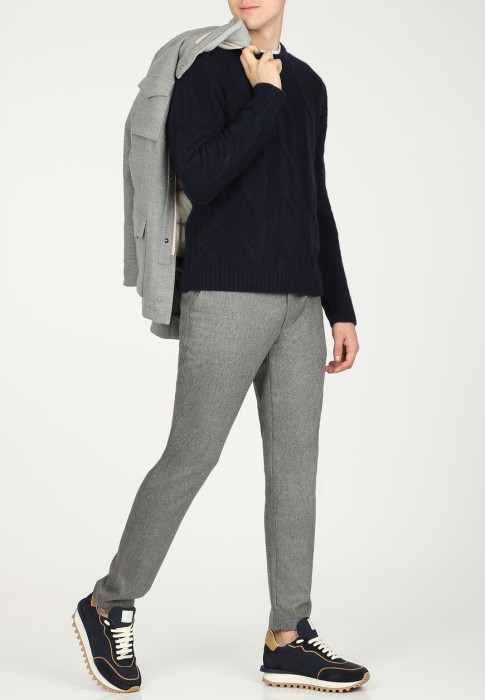 брюки  из италии вид сбоку