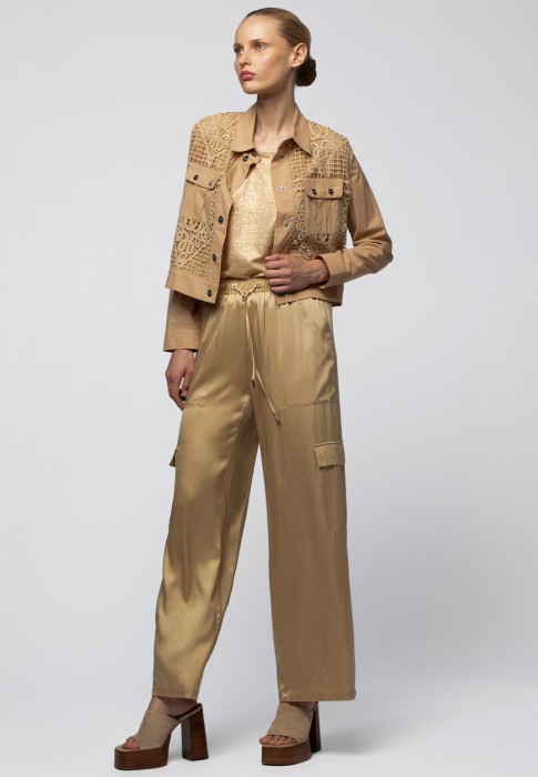 брюки  от бренда max&moi вид слева