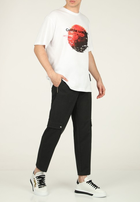 брюки  из италии вид сбоку