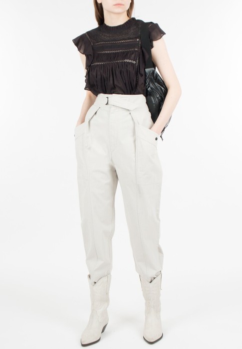 брюки  из франции вид сбоку