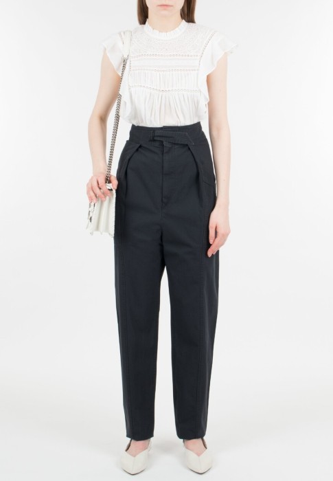 брюки  из франции вид сбоку