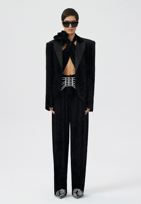 брюки  из италии вид сбоку