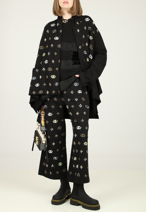 брюки  из италии вид сбоку