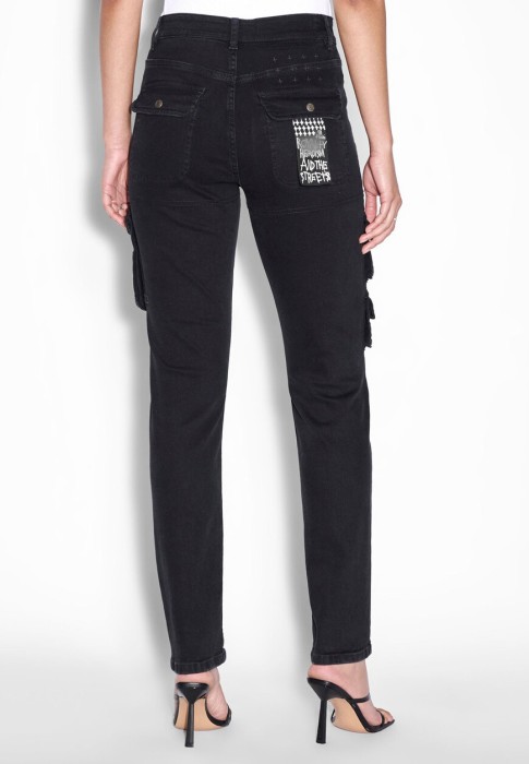 брюки  универсального стиля с лицевой стороны