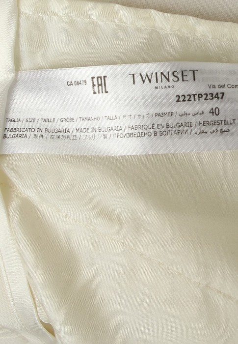 брюки  для взрослого возраста с изнаночной стороны