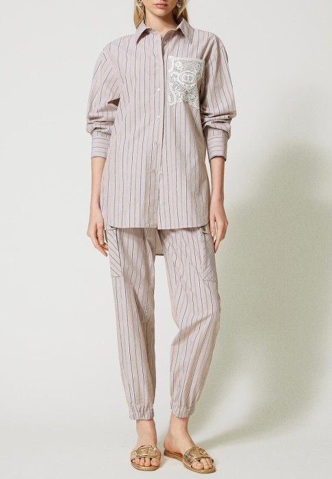 брюки  от бренда twinset milano вид слева