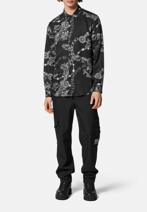 брюки  от бренда versace jeans couture вид слева