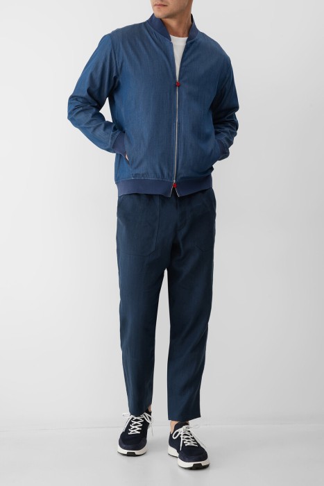 брюки  из проверенных материалов спереди