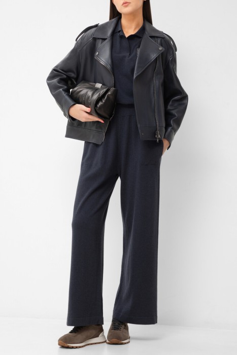 брюки  из кашемира спереди