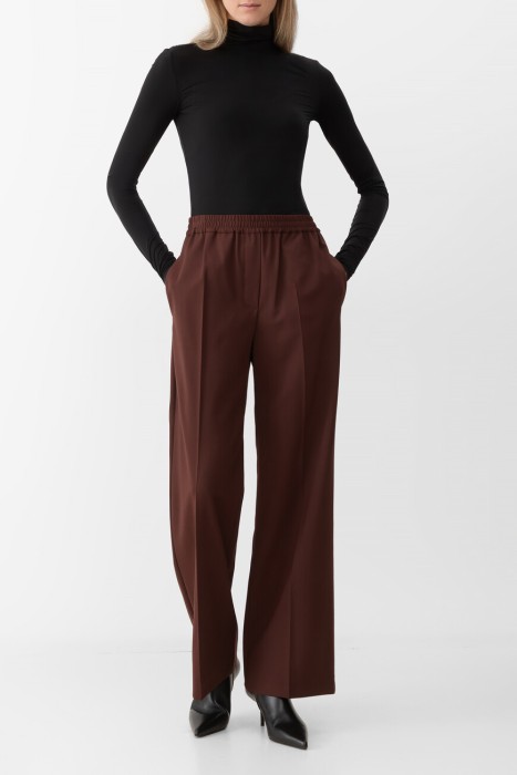 брюки  из шерсти спереди