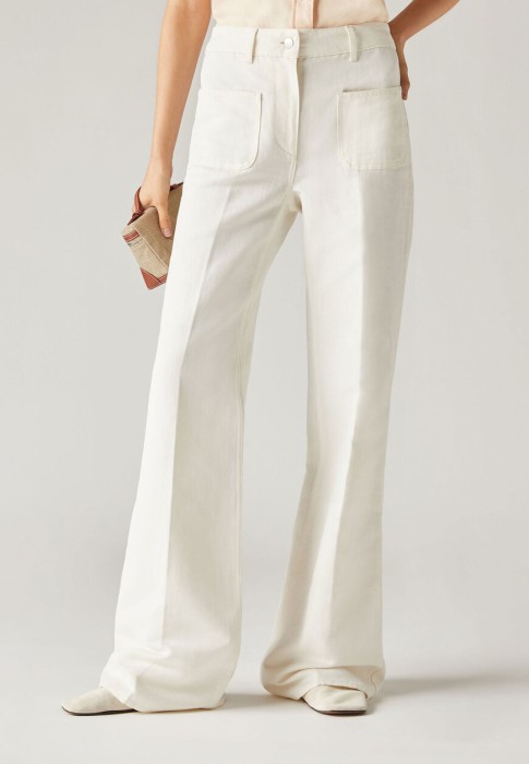 брюки  из италии вид сбоку