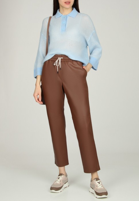 брюки  от бренда peserico вид слева