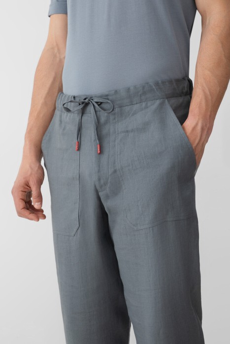 брюки  из италии вид сбоку