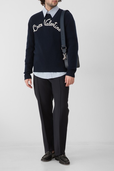 брюки  из шерсти спереди