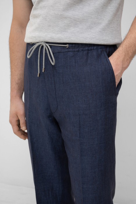 брюки  из италии вид сбоку