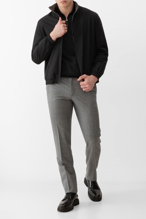 брюки  из хлопка спереди