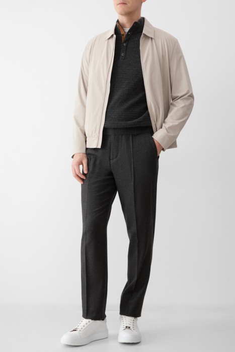 брюки  из шерсти спереди