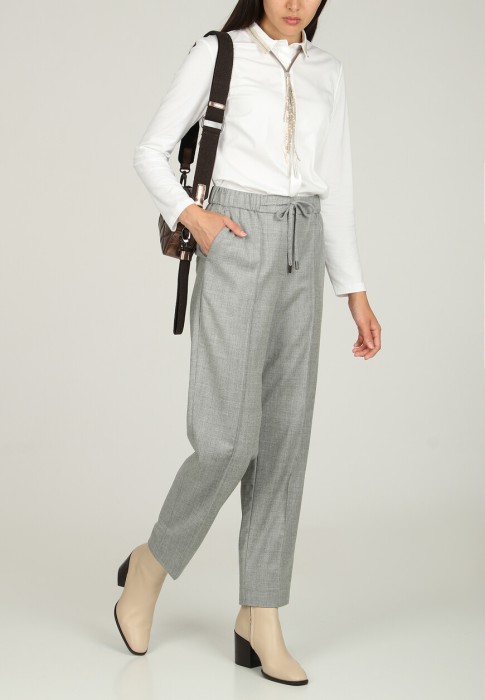 брюки  от бренда peserico вид слева