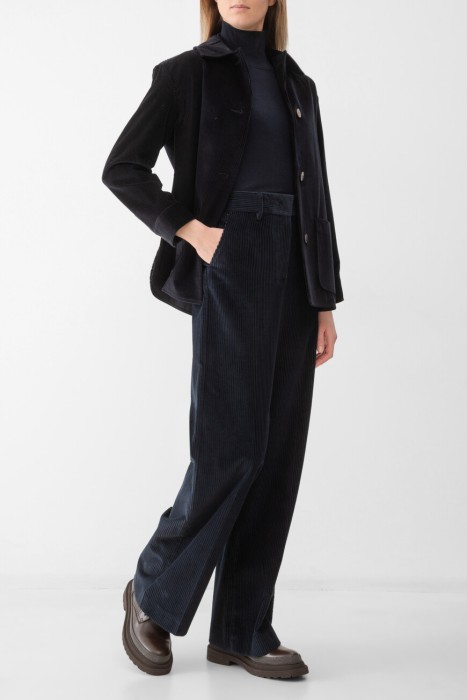 брюки  из хлопка спереди