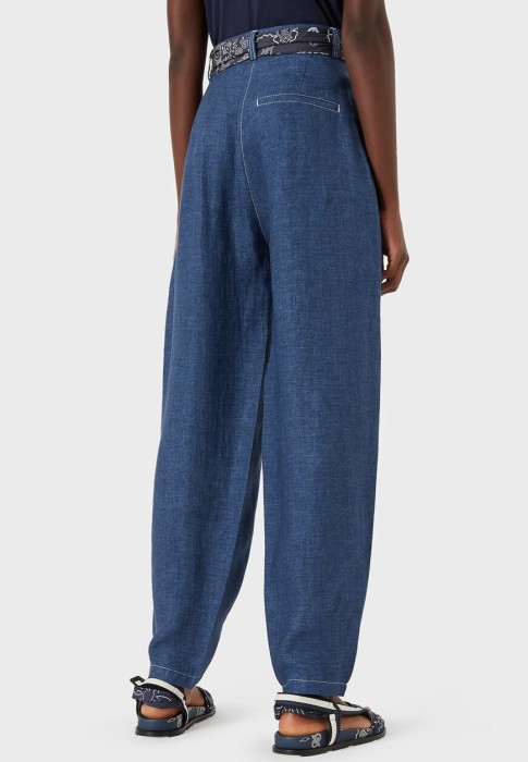 брюки  из италии вид сбоку