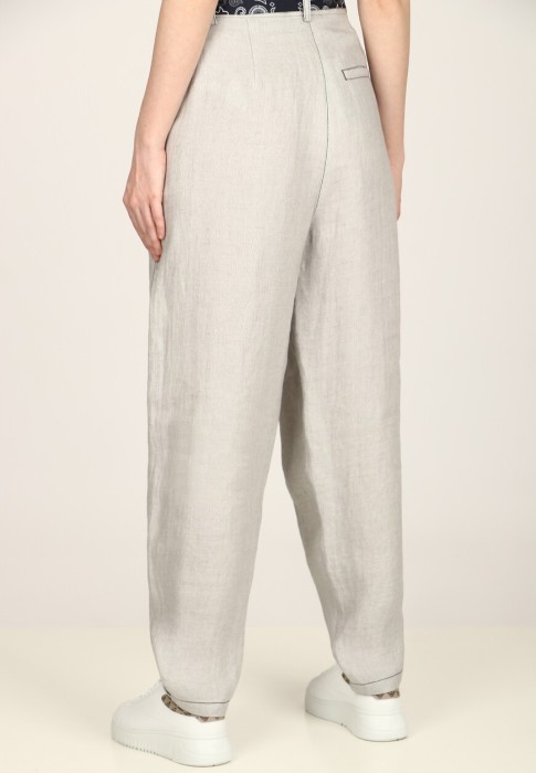 брюки  из италии вид сбоку