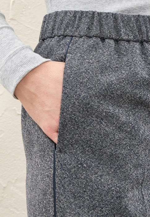 брюки  из италии вид сбоку