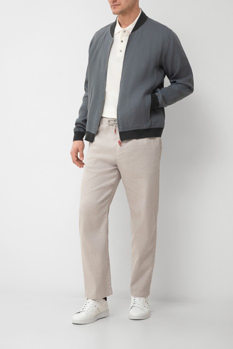 брюки  из хлопка спереди