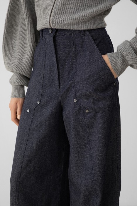 брюки  из италии вид сбоку