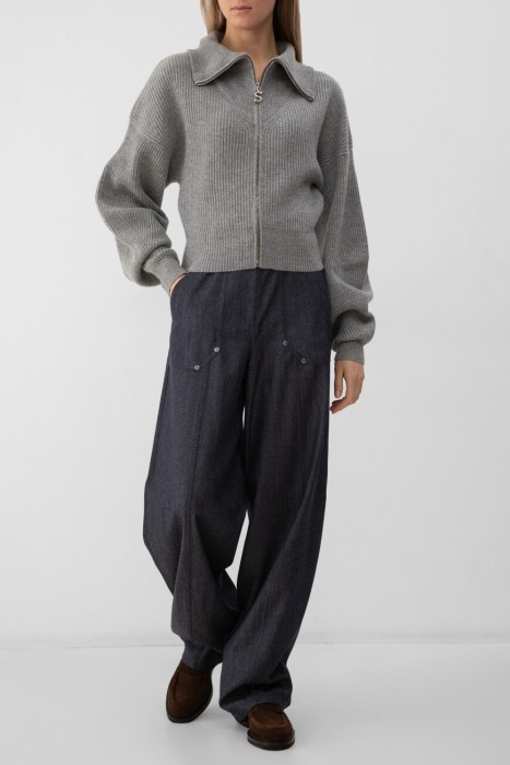 брюки  из шерсти спереди