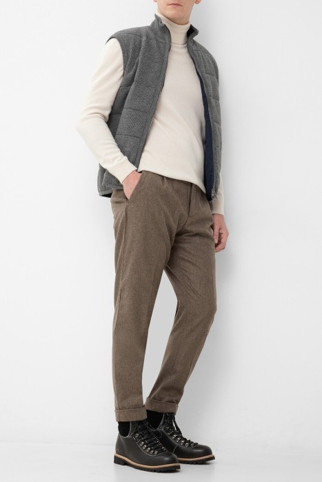 брюки  из шерсти спереди