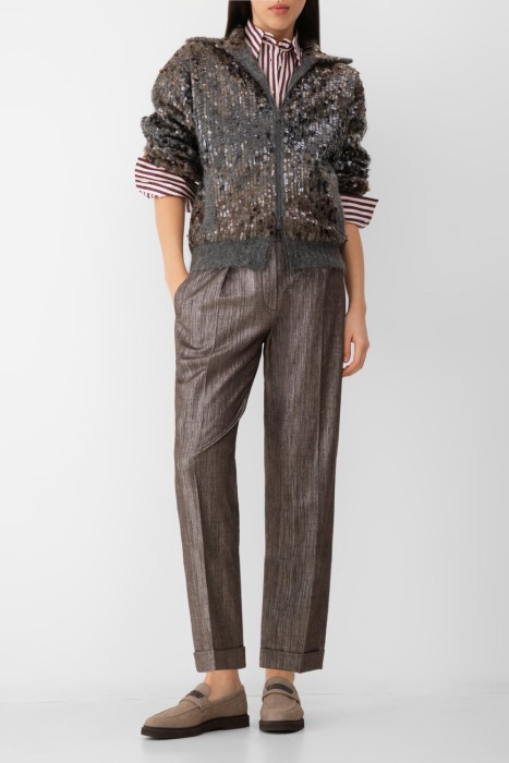 брюки  из шерсти спереди