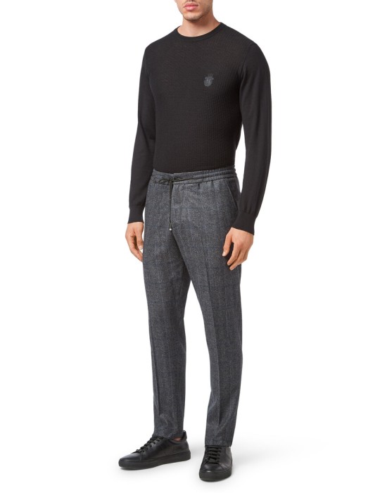 брюки  из италии вид сбоку