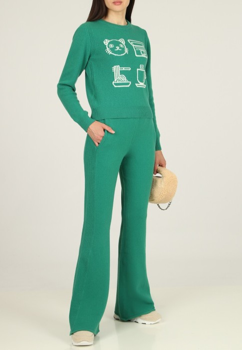 брюки  от бренда alberta ferretti вид слева