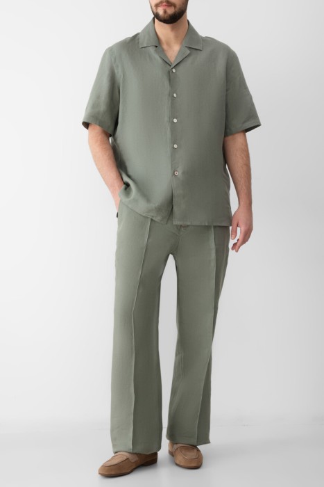 брюки  из проверенных материалов спереди