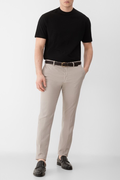 брюки  из хлопка спереди