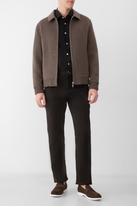 брюки  из хлопка спереди