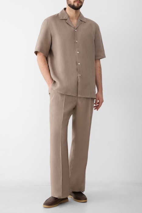 брюки  из проверенных материалов спереди