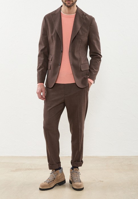 брюки  от бренда peserico вид слева