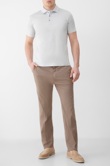 брюки  из хлопка спереди