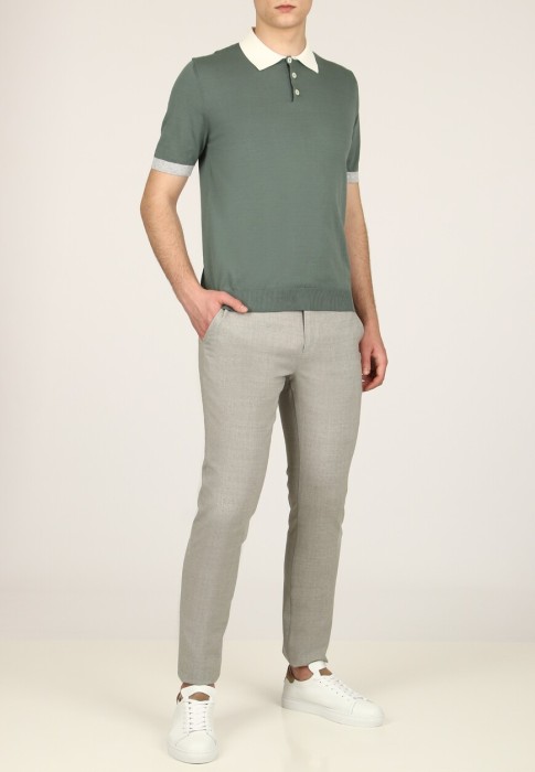 брюки  от бренда eleventy вид слева