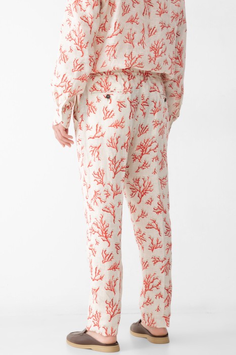 брюки  от бренда isaia вид слева