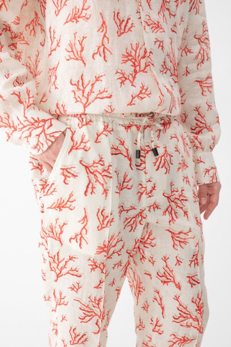 брюки  из италии вид сбоку