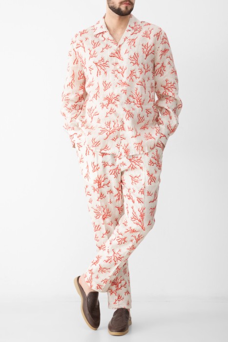 брюки  из проверенных материалов спереди