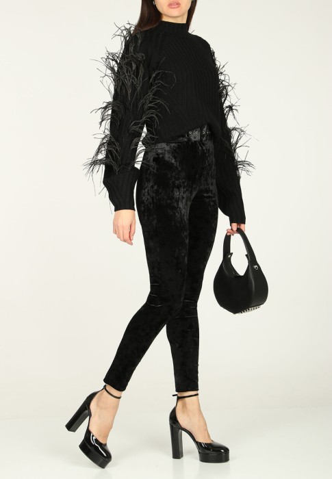 брюки  из италии вид сбоку