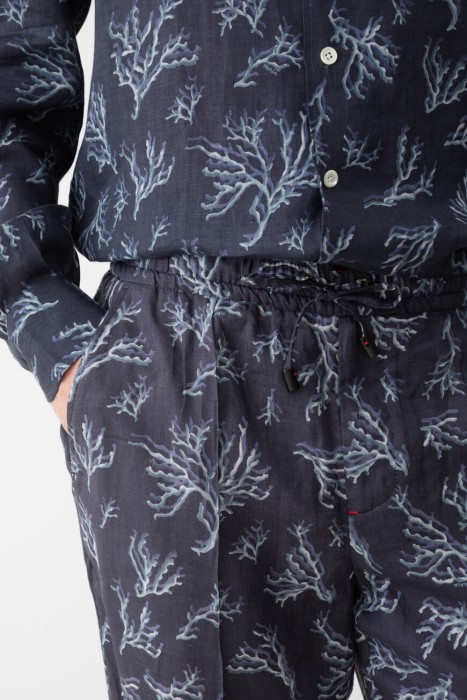 брюки  из италии вид сбоку