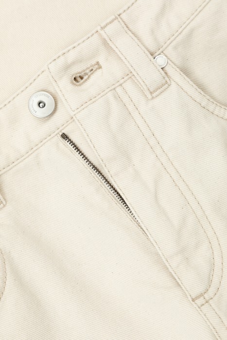 брюки  из хлопка спереди