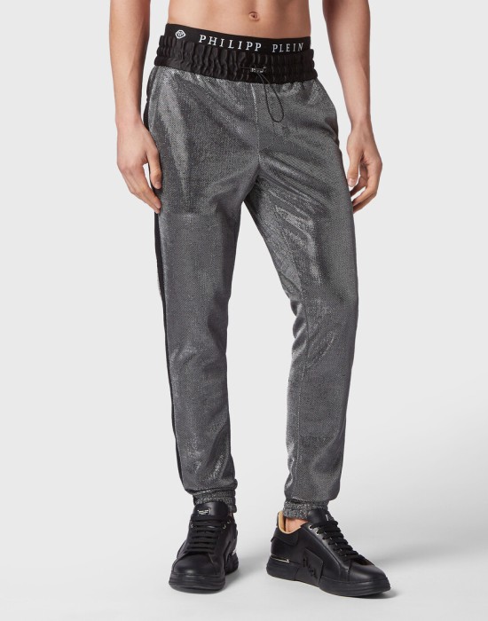 брюки  от бренда philipp plein вид слева