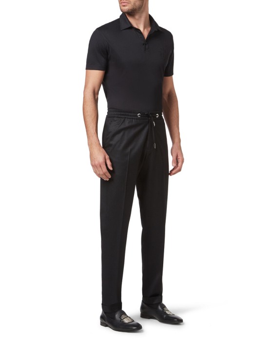 брюки  из италии вид сбоку