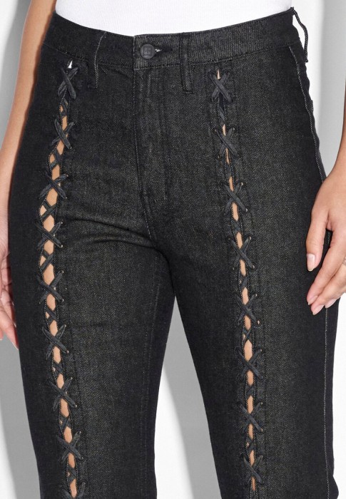 брюки  для взрослого возраста с изнаночной стороны