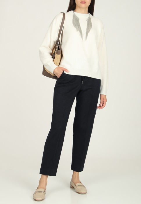 брюки  от бренда peserico вид слева